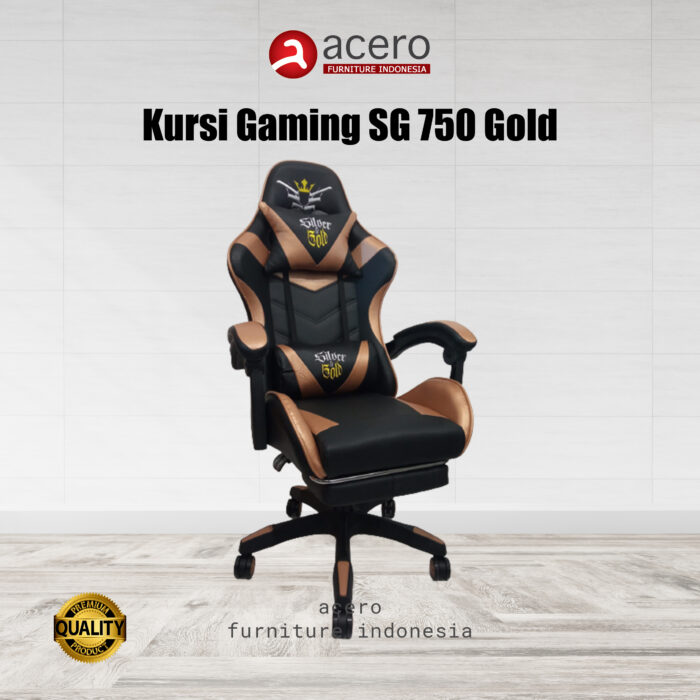 Kursi Gaming Acero Bandung type SG 750 Gold