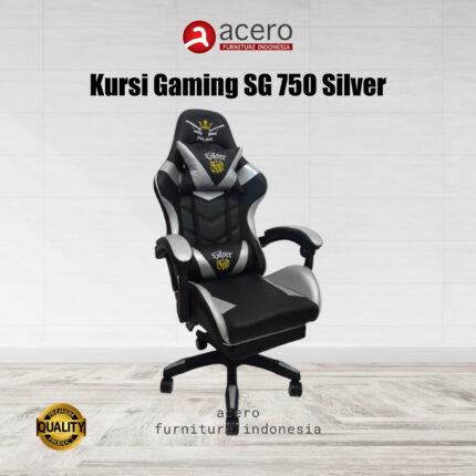 Kursi Gaming Acero Bandung type SG 750 Silver
