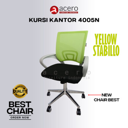 Kursi Kantor Acero Bandung type 4005N Yellow Stabillo