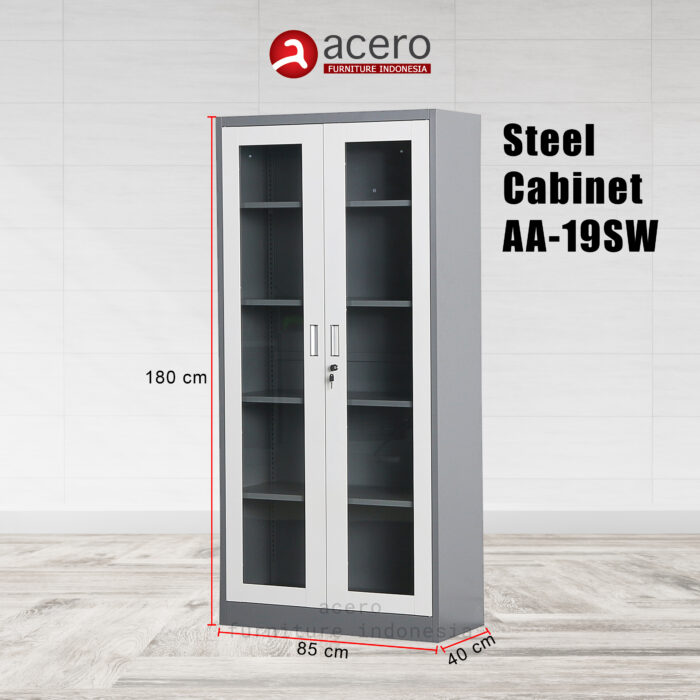 Lemari Arsip Besi Acero Bandung type AA-19SW