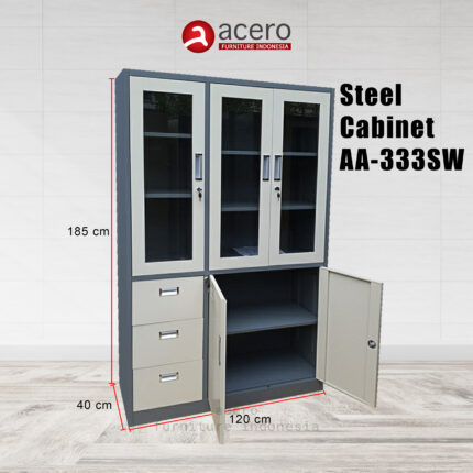 Lemari Arsip Besi Acero Bandung type AA-333SW