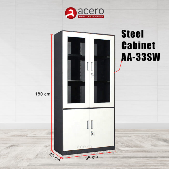 Lemari Arsip Besi Acero Bandung type AA-33SW