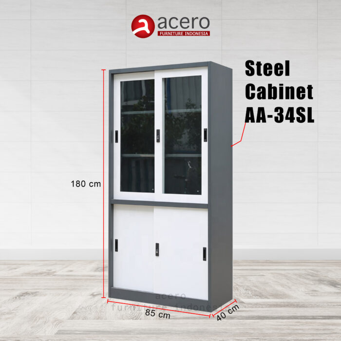Lemari Arsip Besi Acero Bandung type AA-34SL