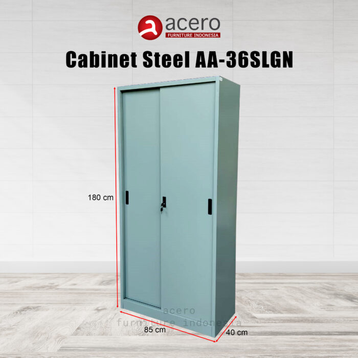 Lemari Arsip Besi Acero Bandung type AA-36SLGN