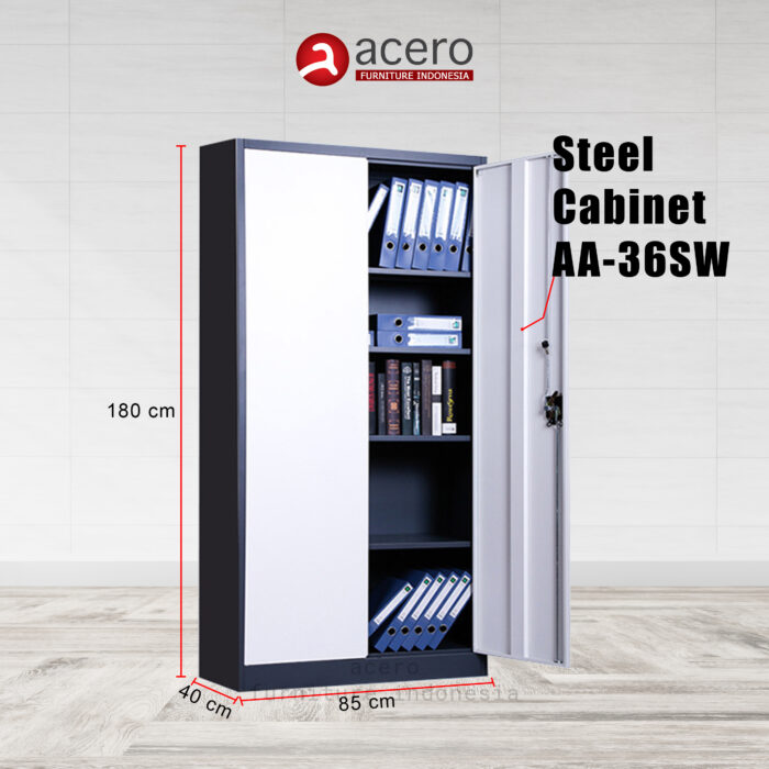 Lemari Arsip Besi Acero Bandung type AA-36SW
