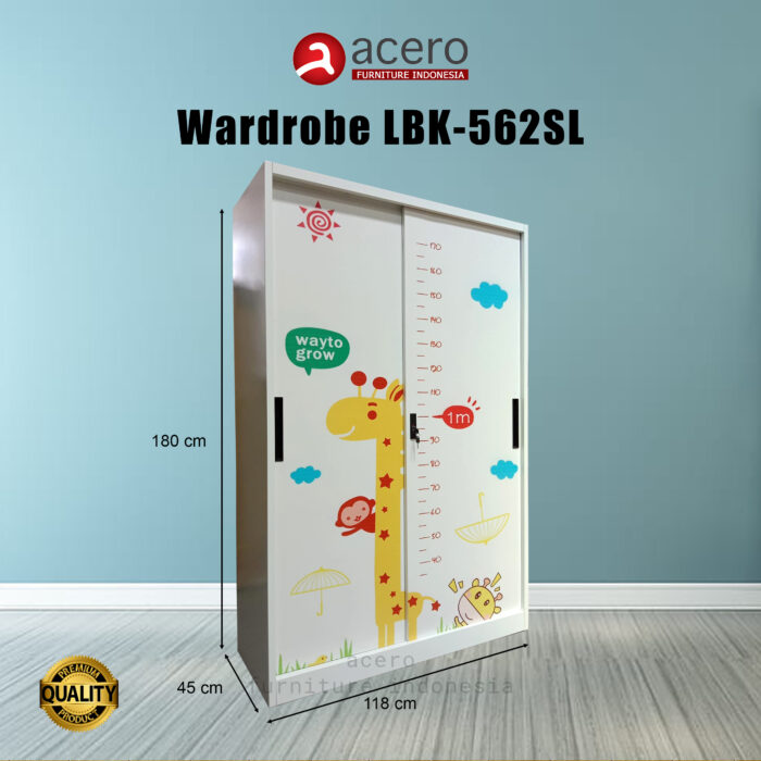 Lemari Pakaian Anak Acero Bandung type LBK-562SL