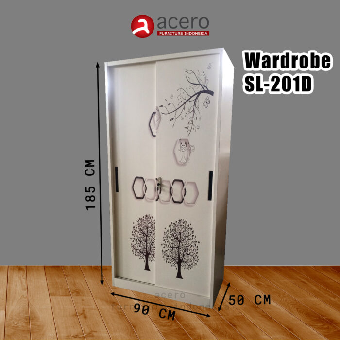 Lemari Pakaian Acero Bandung type WD-SL201D