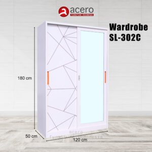 Lemari Pakaian Acero Bandung type WD-SL302C