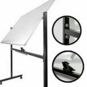 Whiteboard Sakura Kaki 2 Muka Bandung ukuran 60 cm x 90 cm