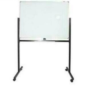 Whiteboard Sakura Kaki 2 Muka Bandung ukuran 90 x 180 cm