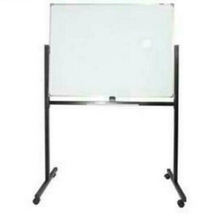 Whiteboard Sakura Kaki 2 Muka Bandung ukuran 90 x 180 cm