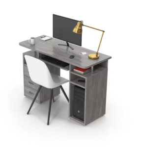 Grey Computer Desk Set