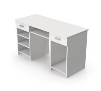 Home Office Desk White Custom Bandung