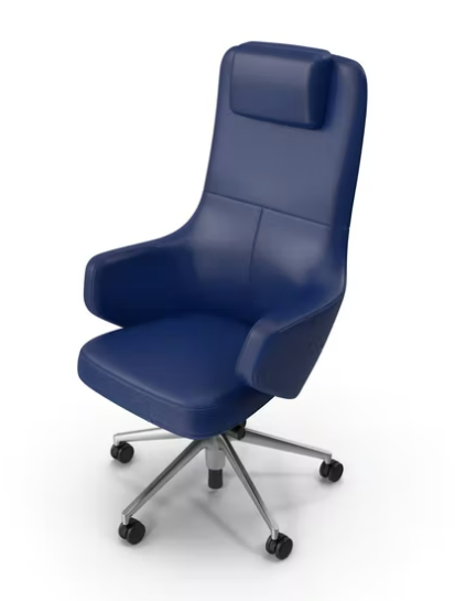 Kursi Kantor Manager Biru Costum Bandung