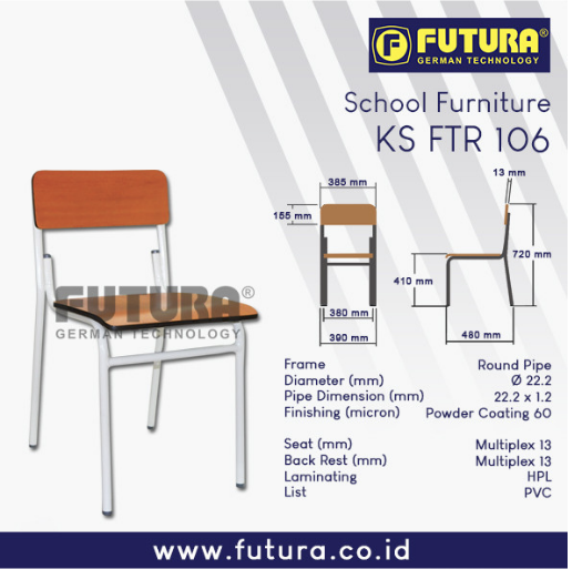 Kursi Sekolah Futura Type FTR 106