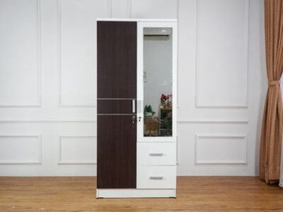 Lemari Pakaian Grace type LP G 817 B RED - PUTIH (BODY)