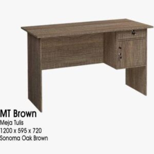 Meja Kantor Hanko Bandung type MT Brown