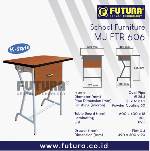 Meja Sekolah Futura Type FTR 606