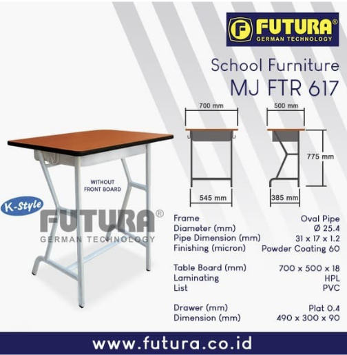Meja Sekolah Futura Type FTR 617
