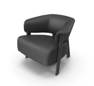 Sofa Hitam Klasik Hotel Costum Bandung