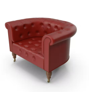 Sofa Santai Hotel Merah Costum Bandung