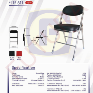 Kursi Lipat Futura FTR 511 Bandung