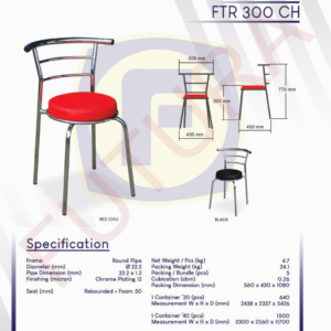 Kursi Susun Futura FTR 300 Bandung