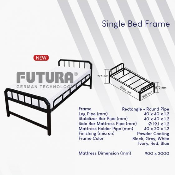 FUTURA SINGLE BED