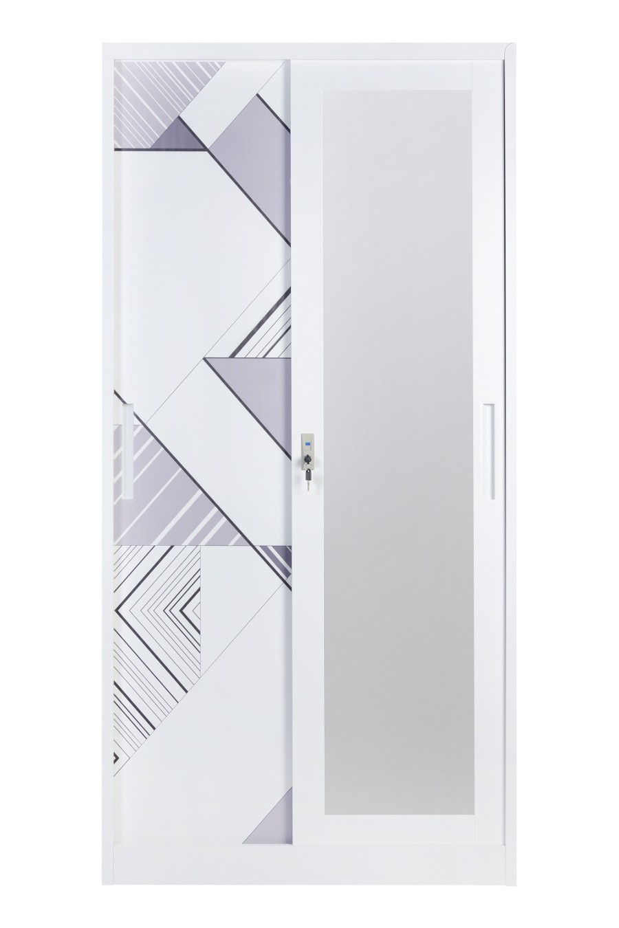 Lemari Pakaian 2 Pintu Sliding + Safety Box IMP IW-S02O FM