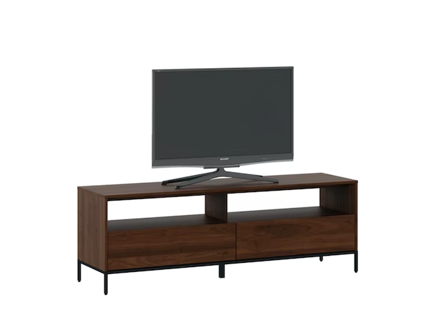 Pro Design Petra Rak TV / Meja TV Dengan 2 Rak 2 laci - Brown Walnut