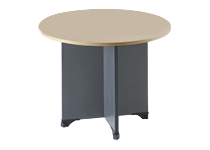 Donati Meja Meeting Kantor Denzel D O B. 120 Z Uk 120x120x75cm MAPLE
