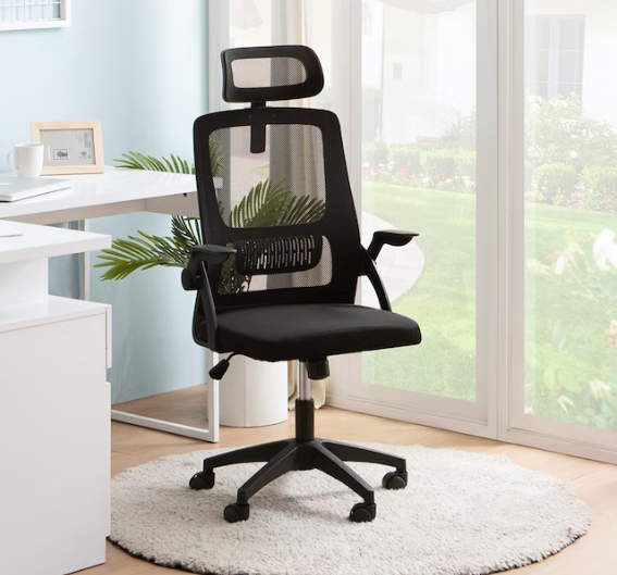 Heim Studio REI Kursi Kantor Hitam
