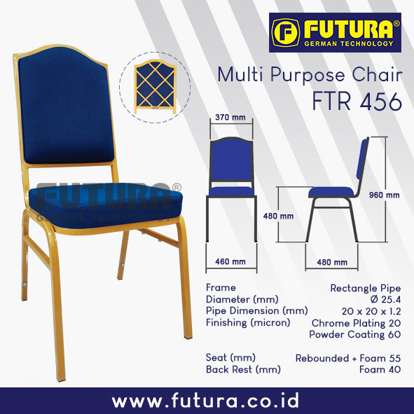 Kursi Susun Futura FTR 456 Bahan Oscar