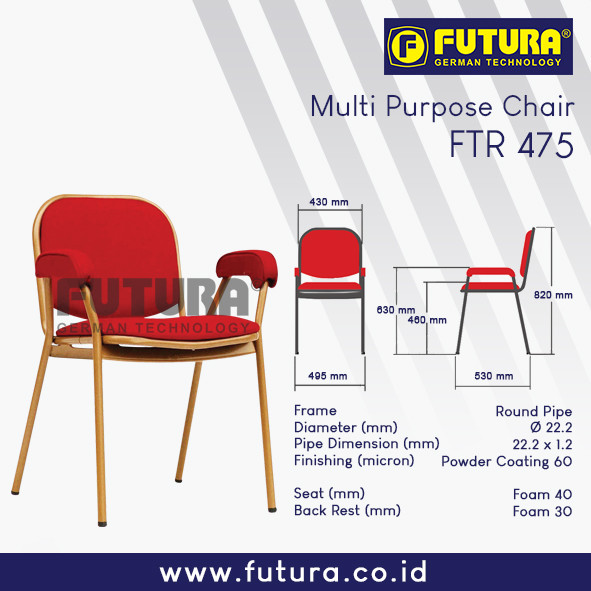 Kursi Susun Futura FTR 475