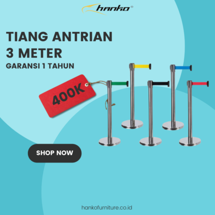 Tiang Antrian 3 Meter