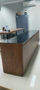 Custom Meja Recepsionis