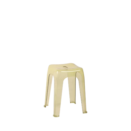 Kursi Susun Olymplast Crystal Stool Kuning