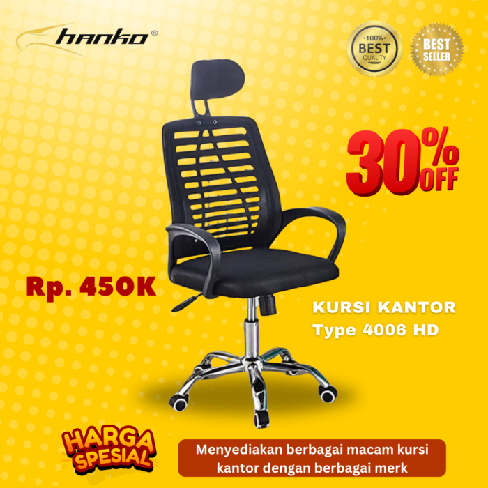 KURSI KANTOR Type 4006 HD